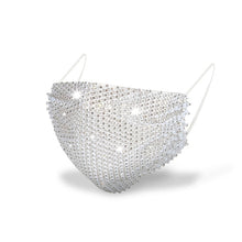 Load image into Gallery viewer, Shiny Rhinestone Mask Face Decor Jewelry Bling Elastic Fashion Jewelry Masks With Face Bandana Party Halloween Cosplay маска