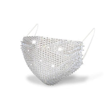 Load image into Gallery viewer, Shiny Rhinestone Mask Face Decor Jewelry Bling Elastic Fashion Jewelry Masks With Face Bandana Party Halloween Cosplay маска