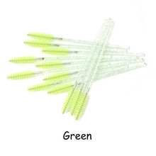 Load image into Gallery viewer, Disposable Eyelash Brush 25/50 Pcs Crystal Eye Brush Diamond Handle Mini Mascara Wands Brush Eyelash Extension Makeup Brush Set