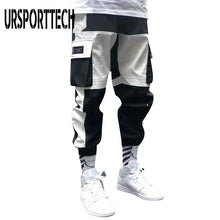 Load image into Gallery viewer, Hip Hop Joggers Men Letter Ribbons Cargo Pants Pockets Track Tactical Casual Techwear Male Trousers Sweatpants Sport Streetwear
