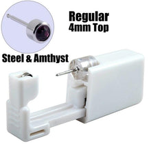 Load image into Gallery viewer, 1PC Disposable Sterile Ear Piercing Unit Cartilage Tragus Helix Piercing Gun NO PAIN Piercer Tool Machine Kit Stud DIY Jewelry