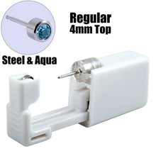 Load image into Gallery viewer, 1PC Disposable Sterile Ear Piercing Unit Cartilage Tragus Helix Piercing Gun NO PAIN Piercer Tool Machine Kit Stud DIY Jewelry