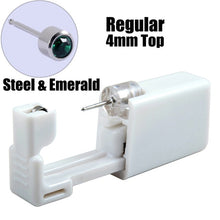 Load image into Gallery viewer, 1PC Disposable Sterile Ear Piercing Unit Cartilage Tragus Helix Piercing Gun NO PAIN Piercer Tool Machine Kit Stud DIY Jewelry