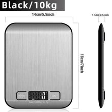 Load image into Gallery viewer, Digital Kitchen Scale, LCD Display 1g/0.1oz Precise Stainless Steel Food Scale for Cooking Baking weighing Scales Electronic