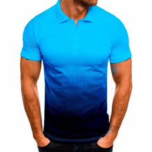 Load image into Gallery viewer, KB Men Polo Men Shirt Short Sleeve Polo Shirt Contrast Color Polo New Clothing Summer Streetwear Casual Fashion Men tops