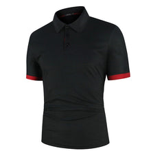 Load image into Gallery viewer, KB Men Polo Men Shirt Short Sleeve Polo Shirt Contrast Color Polo New Clothing Summer Streetwear Casual Fashion Men tops