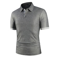 Load image into Gallery viewer, KB Men Polo Men Shirt Short Sleeve Polo Shirt Contrast Color Polo New Clothing Summer Streetwear Casual Fashion Men tops