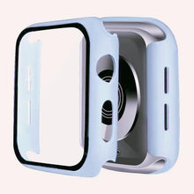 Load image into Gallery viewer, Glass + Cover For Apple Watch case 6/SE/5/4/3/2/1 iWatch 42mm 38mm bumper Tempered Glass for apple watch 44mm 40mm 42mm 38mm