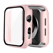 Load image into Gallery viewer, Glass + Cover For Apple Watch case 6/SE/5/4/3/2/1 iWatch 42mm 38mm bumper Tempered Glass for apple watch 44mm 40mm 42mm 38mm