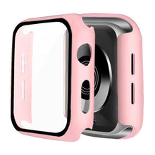 Load image into Gallery viewer, Glass + Cover For Apple Watch case 6/SE/5/4/3/2/1 iWatch 42mm 38mm bumper Tempered Glass for apple watch 44mm 40mm 42mm 38mm