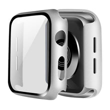 Load image into Gallery viewer, Glass + Cover For Apple Watch case 6/SE/5/4/3/2/1 iWatch 42mm 38mm bumper Tempered Glass for apple watch 44mm 40mm 42mm 38mm