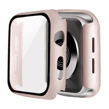 Load image into Gallery viewer, Glass + Cover For Apple Watch case 6/SE/5/4/3/2/1 iWatch 42mm 38mm bumper Tempered Glass for apple watch 44mm 40mm 42mm 38mm