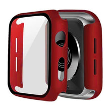 Load image into Gallery viewer, Glass + Cover For Apple Watch case 6/SE/5/4/3/2/1 iWatch 42mm 38mm bumper Tempered Glass for apple watch 44mm 40mm 42mm 38mm
