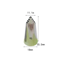 Load image into Gallery viewer, 95#951#113# Leaves Icing Piping Nozzle Sunflower Pastry Nozzles For Cakes Decorating Tools кондитерские товары Cream Decoators