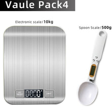 Load image into Gallery viewer, Digital Kitchen Scale, LCD Display 1g/0.1oz Precise Stainless Steel Food Scale for Cooking Baking weighing Scales Electronic