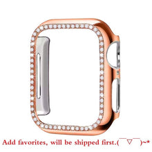 Load image into Gallery viewer, Diamond Bumper Protective Case for Apple Watch Cover Series 6 SE 54321 38MM 42MM For Iwatch 40mm 44mm Smart Bracelet Accessories