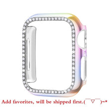 Load image into Gallery viewer, Diamond Bumper Protective Case for Apple Watch Cover Series 6 SE 54321 38MM 42MM For Iwatch 40mm 44mm Smart Bracelet Accessories