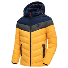Load image into Gallery viewer, Men 2021 Winter Brand New Casual Warm Thick Waterproof Jacket Parkas Coat Men New Autumn Outwear Windproof Hat Parkas Jacket Men