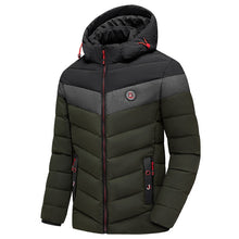 Load image into Gallery viewer, Men 2021 Winter Brand New Casual Warm Thick Waterproof Jacket Parkas Coat Men New Autumn Outwear Windproof Hat Parkas Jacket Men