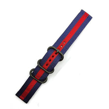 Load image into Gallery viewer, Quick Release Watch Strap for Men Women Premium Nylon NATO Watch Band with Black Stainless Buckle -18mm, 20mm,22mm,24mm