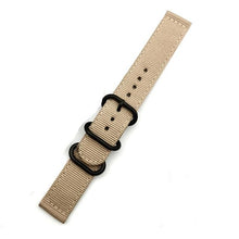 Load image into Gallery viewer, Quick Release Watch Strap for Men Women Premium Nylon NATO Watch Band with Black Stainless Buckle -18mm, 20mm,22mm,24mm