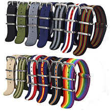 Load image into Gallery viewer, 1pcs Nato Strap 18mm 20mm 22mm Nylon Watch Band Waterproof Watch Strap for Nato Army Sport Watch Dropshipping Belt