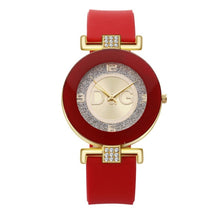 Load image into Gallery viewer, Simple black white quartz watches women minimalist design silicone strap wristwatch big dial women's fashion creative watch