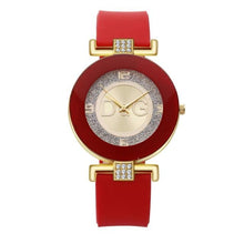 Load image into Gallery viewer, Simple black white quartz watches women minimalist design silicone strap wristwatch big dial women's fashion creative watch