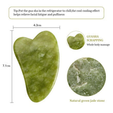 Load image into Gallery viewer, Natural Rose Jade Gua Sha Gouache Scraper Massager for Face Body Facial Skin Lifting Wrinkle Remove Beauty SPA Care Tools