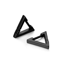 Load image into Gallery viewer, New Popular 1Pair Stainless Steel Ear Stud/Ear Clip Dangle Earrings For Men/Women Punk Black Piercing Fake Earrings Jewelry Gift