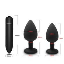 Load image into Gallery viewer, Anal Plug Butt Sex Toys for Women Men Soft Silicone Prostate Massager Mini Erotic Bullet Vibrator Anal Toys for Adults 18