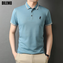 Load image into Gallery viewer, Top Grade New Designer Logo Brand Summer Mens Polo Shirts With Short Sleeve Turn Down Collar Casual Tops Fashions Men Clothing