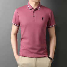 Load image into Gallery viewer, Top Grade New Designer Logo Brand Summer Mens Polo Shirts With Short Sleeve Turn Down Collar Casual Tops Fashions Men Clothing