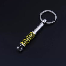 Load image into Gallery viewer, Creative gift car metal keychain turbo gear hub pendant brake disc shock absorber Pendant
