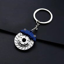 Load image into Gallery viewer, Creative gift car metal keychain turbo gear hub pendant brake disc shock absorber Pendant