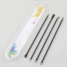 Load image into Gallery viewer, 4PCS Acne Blackhead Comedone Black Spot Pimple Blemish Remover Skin Care Women Beauty Acne Treatment Pore Cleanser Needle Hook