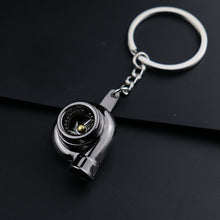 Load image into Gallery viewer, Creative gift car metal keychain turbo gear hub pendant brake disc shock absorber Pendant