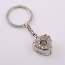 Load image into Gallery viewer, Creative gift car metal keychain turbo gear hub pendant brake disc shock absorber Pendant
