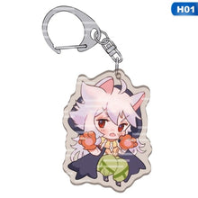 Load image into Gallery viewer, 11 Style Fashion Anime Genshin Impact Zhongli Diluc Venti Paimon Keychain Base Acrylic Stands Keyring Gift For Fans