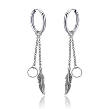 Load image into Gallery viewer, New Punk Stainless Steel Chain Hoop Earrings For Women Men 2021 Trendy Goth Pop Hip Hop Pendants Ear Jewelry Accessories Earring