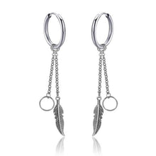 Load image into Gallery viewer, New Punk Stainless Steel Chain Hoop Earrings For Women Men 2021 Trendy Goth Pop Hip Hop Pendants Ear Jewelry Accessories Earring