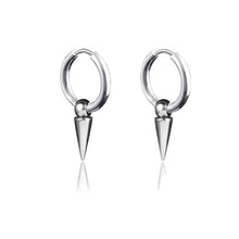 Load image into Gallery viewer, New Punk Stainless Steel Chain Hoop Earrings For Women Men 2021 Trendy Goth Pop Hip Hop Pendants Ear Jewelry Accessories Earring