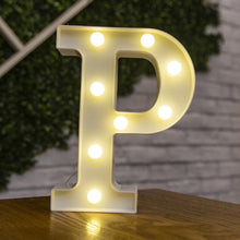 Load image into Gallery viewer, Alphabet Letter LED Lights Luminous Number Lamp Decor Battery Night Light for home Wedding Birthday Christmas party Decoration