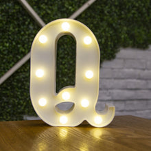 Load image into Gallery viewer, Alphabet Letter LED Lights Luminous Number Lamp Decor Battery Night Light for home Wedding Birthday Christmas party Decoration