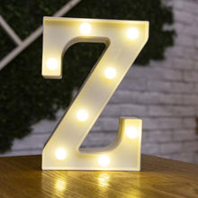 Load image into Gallery viewer, Alphabet Letter LED Lights Luminous Number Lamp Decor Battery Night Light for home Wedding Birthday Christmas party Decoration