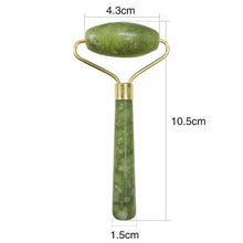 Load image into Gallery viewer, Roller massager For Face Jade Stone Massage Roller Facial Natural Scraper Face lifting Gua Sha Body Back Slimming massage roller