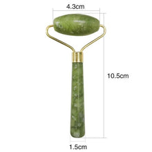 Load image into Gallery viewer, Roller massager For Face Jade Stone Massage Roller Facial Natural Scraper Face lifting Gua Sha Body Back Slimming massage roller