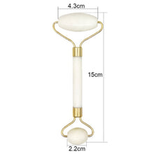 Load image into Gallery viewer, Roller massager For Face Jade Stone Massage Roller Facial Natural Scraper Face lifting Gua Sha Body Back Slimming massage roller