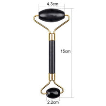 Load image into Gallery viewer, Roller massager For Face Jade Stone Massage Roller Facial Natural Scraper Face lifting Gua Sha Body Back Slimming massage roller