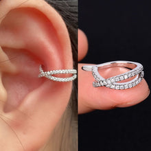 Load image into Gallery viewer, 1Pc Helix Cartilage Conch Fake Without Piercing Cuff Earring Earcuff Wrap Rock Earring Cuff No Piercing Women Clip Adjustable